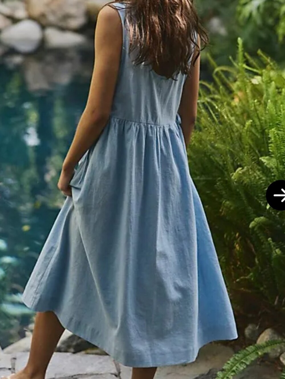 Free People Free est Madeline Midi Dress Size M - Picture 2 of 12